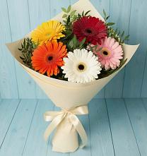 Букет цветов из:  Герберы в Верхнем Тагиле