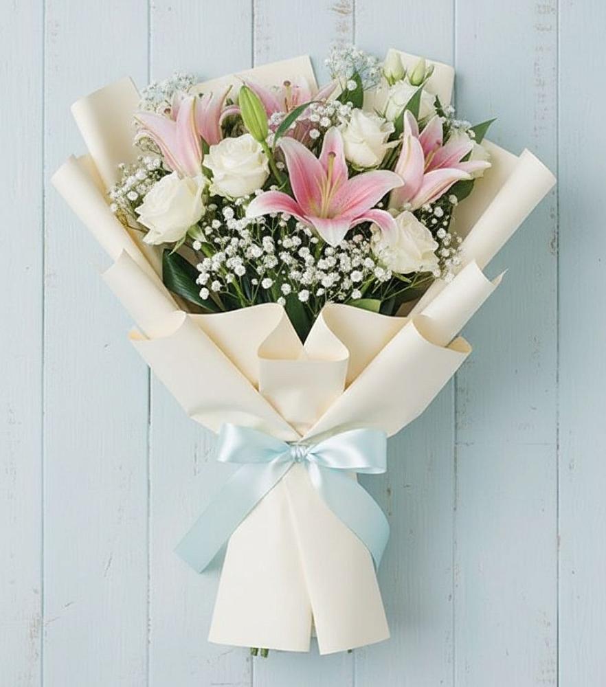 Букет цветов из: Лилии в Верхнем Тагиле