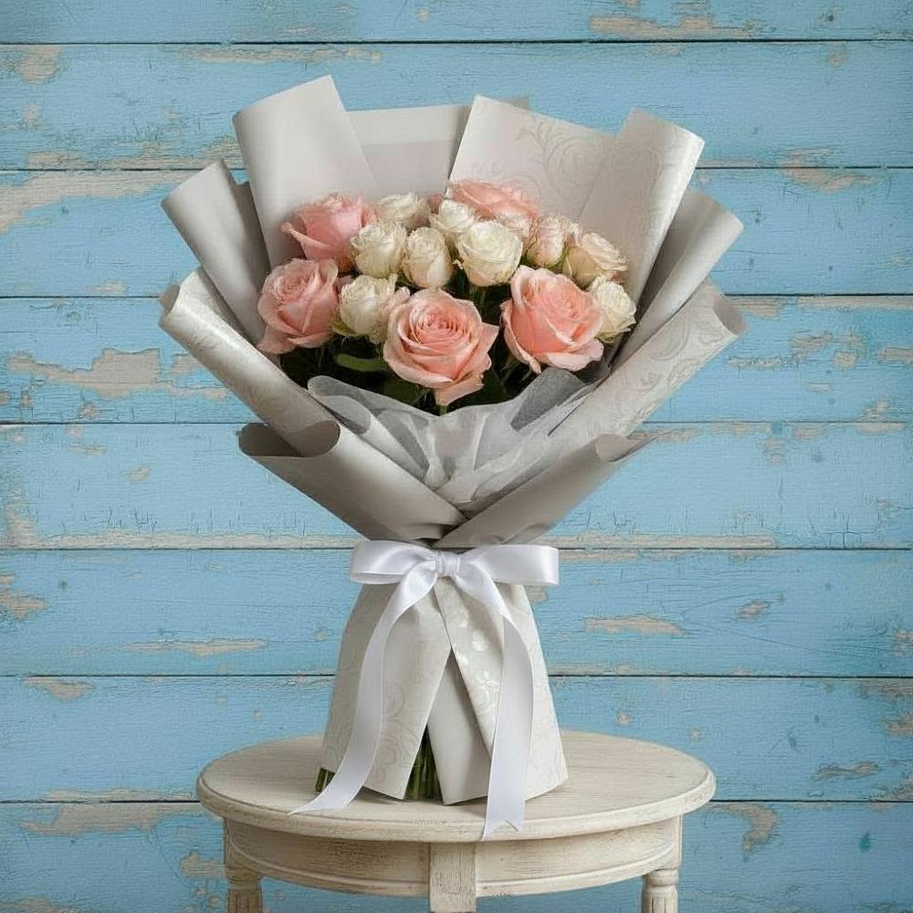 Букет цветов из: Розы в Верхнем Тагиле