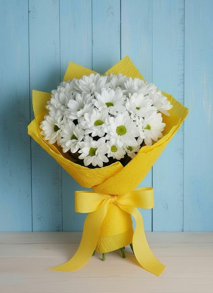 Букет цветов из: Хризантемы в Верхнем Тагиле