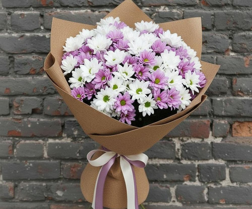 Букет цветов из: Хризантемы в Верхнем Тагиле