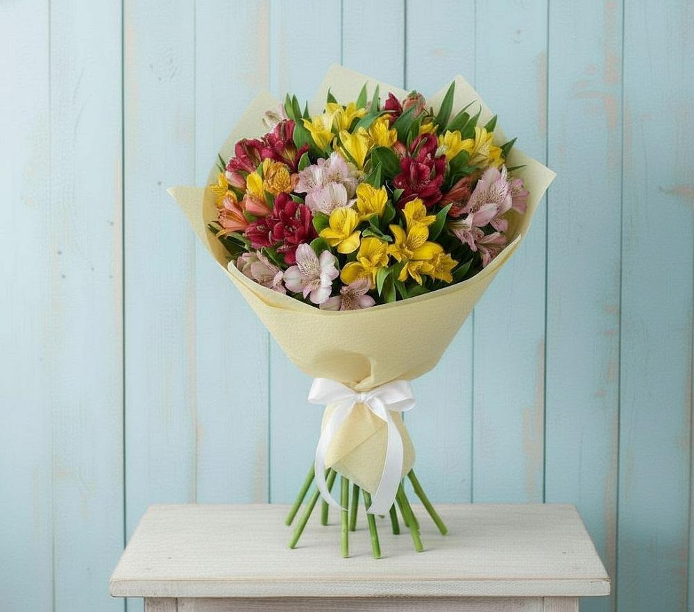 Букет цветов из: Альстромерии в Верхнем Тагиле