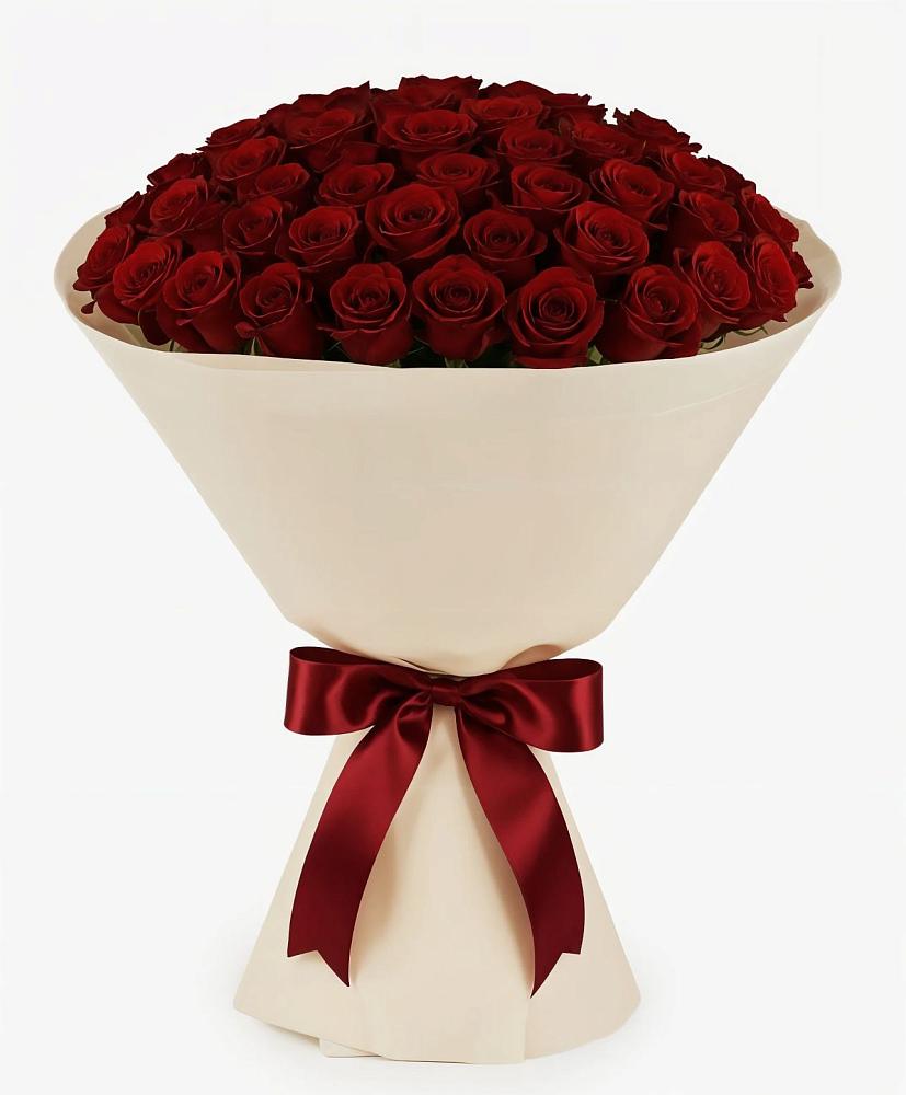 Букет 101 Бордовая роза Блэк Бакарра в Верхнем Тагиле