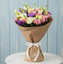 Букет цветов из:  Лизиантусы в Верхнем Тагиле